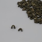 Верхний ограничитель для молнии, металлический, №5, 1000 ± 20 шт., цвет антик - Фото 2