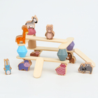 Деревянная развивающая игрушка балансир «Животный мир» 20,5 × 15,5 × 4,5см - Фото 2