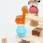 Деревянная развивающая игрушка балансир «Животный мир» 20,5 × 15,5 × 4,5см - фото 8897427