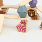 Деревянная развивающая игрушка балансир «Животный мир» 20,5 × 15,5 × 4,5см - фото 8897429