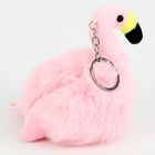 Мягкая игрушка «Фламинго» на брелоке, 10 см, цвет розовый - Фото 4