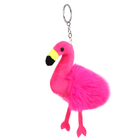 Мягкая игрушка «Фламинго» на брелоке, 10 см, цвет фуксия - фото 8897479