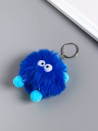 Брелок для ключей на кольце «Пушистик с ушками», мягкий, на сумку, рюкзак, 10 см, МИКС - Фото 4