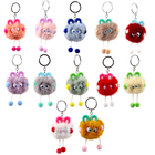 Брелок для ключей на кольце «Пушистик с ушками», мягкий, на сумку, рюкзак, 10 см, МИКС - Фото 6