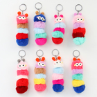 Брелок для ключей на кольце «Пушистик. Гусеница», мягкий, 12 см, МИКС - Фото 3