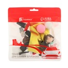 Игрушка в дефлектор автомобиля TORSO, влюблённая парочка, пластик - Фото 4