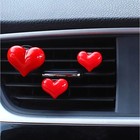 Игрушка в дефлектор автомобиля TORSO, сердечки - Фото 1