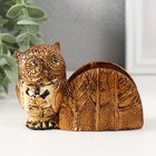 Фигурка-визитница полистоун «Совушка в лесу», 10.5×4.5×7.5 см - Фото 1