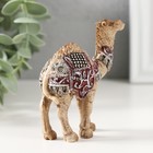 Фигурка полистоун «Пустынный верблюд с попоной», 3.5×8×8.7 см - Фото 2