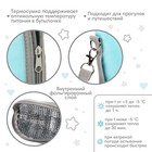 Термосумка для бутылочки Basic, термо чехол на молнии, бирюзовая - Фото 2