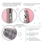 Термосумка для бутылочки Basic, термо чехол на молнии, розовая - Фото 2
