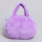Сумочка "Монстрик", 21 см, цвет фиолетовый - фото 8738105
