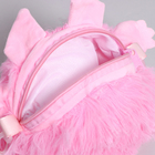 Сумочка "Монстрик", 18 см, цвет розовый - фото 8738120