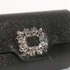 Сумка-клатч на магните, цвет тёмный серебряный - фото 12061364