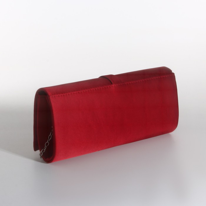 Сумка-клатч на магните, цвет бордовый - фото 1908017483
