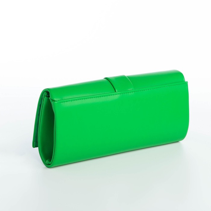 Сумка-клатч на магните, цвет зелёный - фото 1908017528