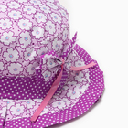 Панама для девочки MINAKU, фиолетовая, размер 50 - фото 34755652