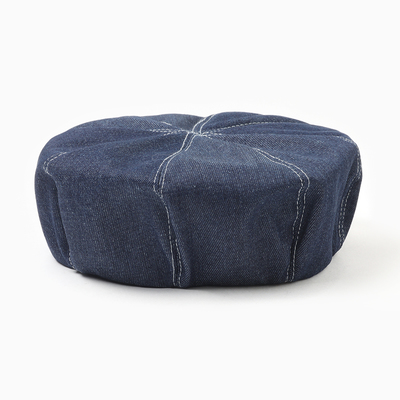 Берет женский джинсовый MINAKU, тёмно-синий, размер 58