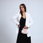 Сумка-клатч на фермуаре, цвет розовый - фото 23616198