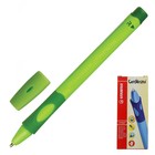 Ручка шариковая STABILO LeftRight для правшей, 0,8 мм, зеленый корпус, стержень синий - Фото 1