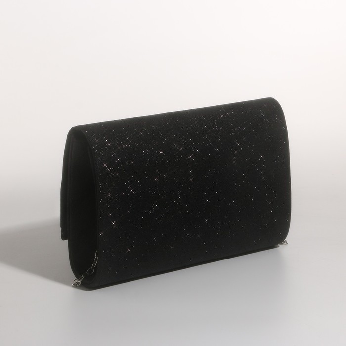 Сумка-клатч на магните, цвет чёрный - фото 1885943756