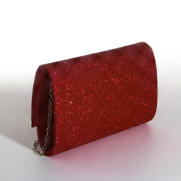 Сумка-клатч на магните, цвет красный - фото 1885943764