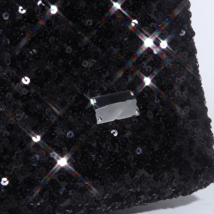 Сумка-клатч на магните, цвет чёрный - фото 1906571252