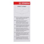 Ручка шариковая STABILO LeftRight для левшей, 0,8 мм, голубой корпус, стержень синий - Фото 2