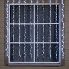УЦЕНКА Гирлянда «Водопад» 2 × 1.5 м, IP44, УМС, белая нить, 400 LED, свечение белое, 8 режимов, 220 В - фото 13979936