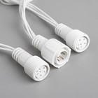 УЦЕНКА Гирлянда «Водопад» 2×1.5 м, IP44, УМС, белая нить, 400 LED, 220 В, 8 режимов, свечение белое - Фото 8