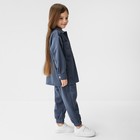 Костюм детский KAFTAN Velvet, размер 32 (110-116 см), синий - Фото 3