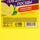 Средство для мытья посуды, 5 л, аромат лимона, FLUX - Фото 4