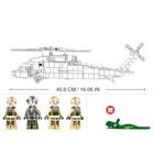 УЦЕНКА Конструктор Модельки «Вертолёт спецназа», 692 детали - Фото 2