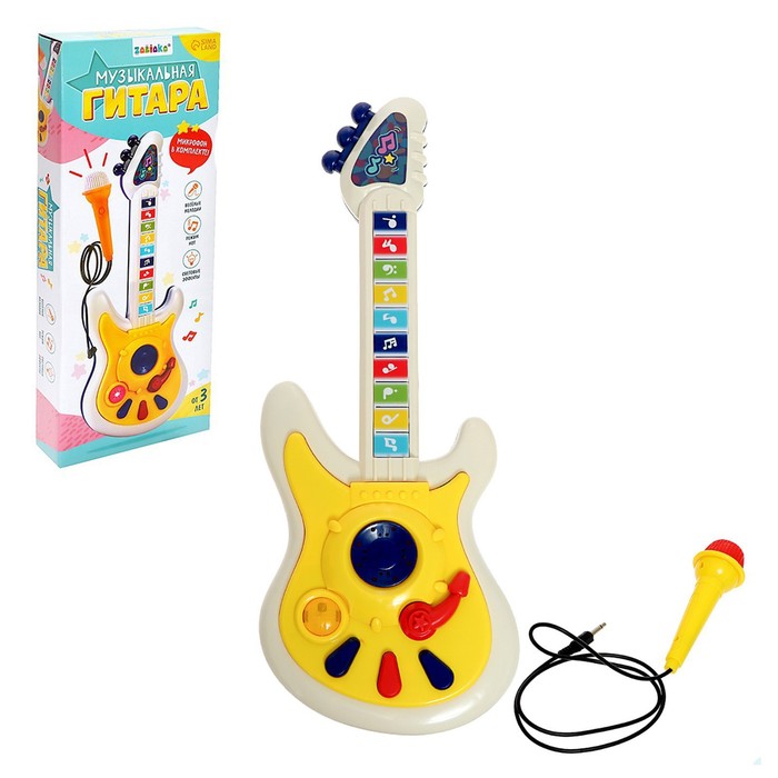 Музыкальная гитара, звук, свет, уценка - Фото 1