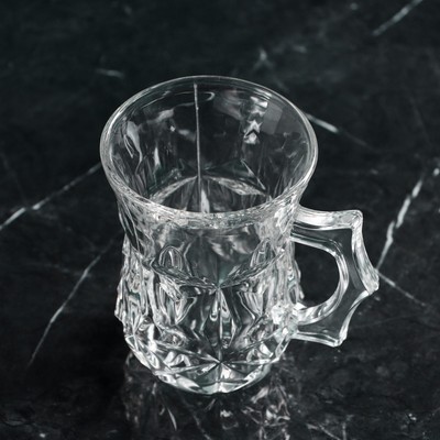 Набор кружек стеклянных «Диана», 6 шт, 180 мл, Иран