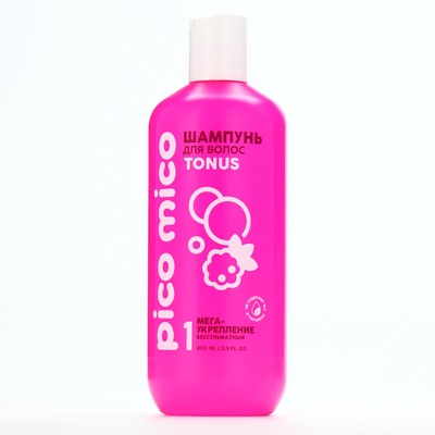 Шампунь PICO MICO-Tonus, мега-укрепление, бессульфатный, 400 мл