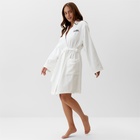 Халат махровый женский «Этель. Миссис», размер 50-52, хлопок 100%, белый - Фото 1