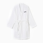 Халат махровый женский «Этель. Миссис», размер 50-52, хлопок 100%, белый - Фото 6