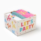 Салфетки махровые «Этель. Воздушный шарик», 3 шт., 30×30 см, хлопок 100% - фото 23567280