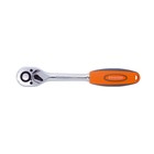Ключ-трещотка Кратон, обрезиненная ручка, 1/2", 72 зуба - фото 301960806