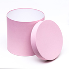 Коробка подарочная круглая, шляпная, нежно розовая, 23×23 см - Фото 3