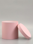 Коробка подарочная круглая, шляпная, нежно розовая, 23×23 см  (артикул 10215455)  большой выбор товаров оптом и в розницу по низким ценам с доставкой