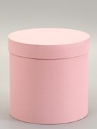 Коробка подарочная круглая, шляпная, нежно розовая, 23×23 см - Фото 7