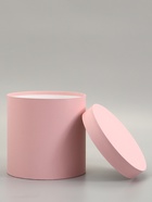 Коробка подарочная круглая, шляпная, нежно розовая, 23×23 см - Фото 9