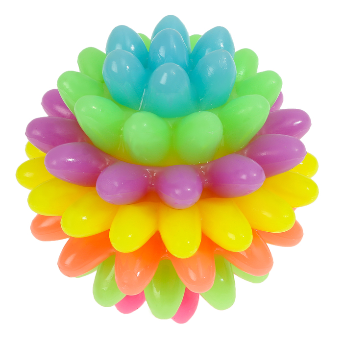 Мяч световой «Коралл», цвета МИКС - Фото 1