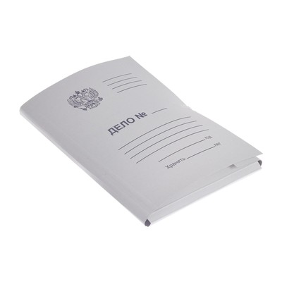 Набор папок для бумаги с завязками Calligrata Герб, 300 г/м2, картон немелованный, до 200 листов, 10 штук