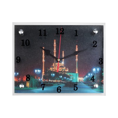 Часы-картина настенные, интерьерные "Мусульманские", бесшумные, 25 х 20 см