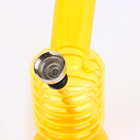 Бонг, h-15 см, "Гармошка", акриловый, жёлтый - Фото 2