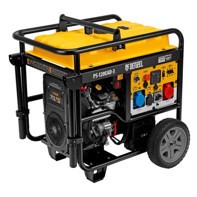Генератор дизельный DENZEL PS-120EAd=3 946984, электростартер, 12 кВт, 230 В, 16 А, 40 л