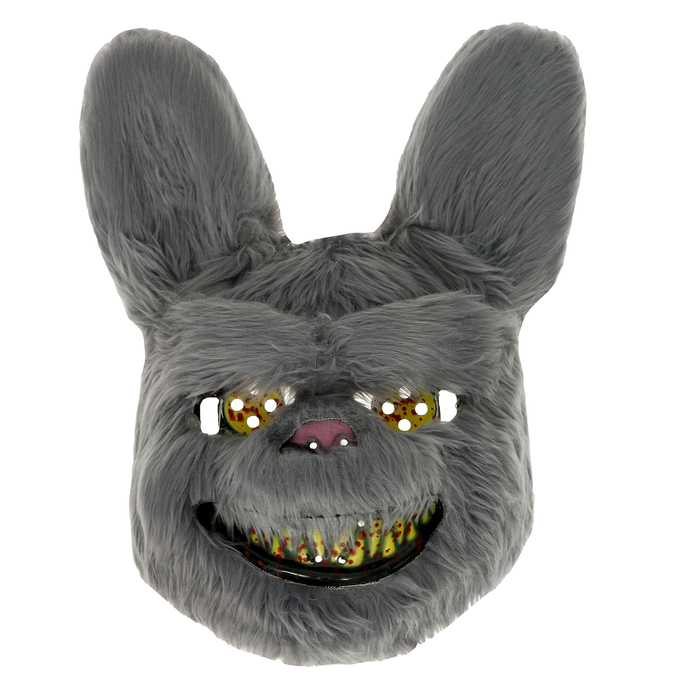 Карнавальная маска "Страшный заяц" цвет серый - Фото 1